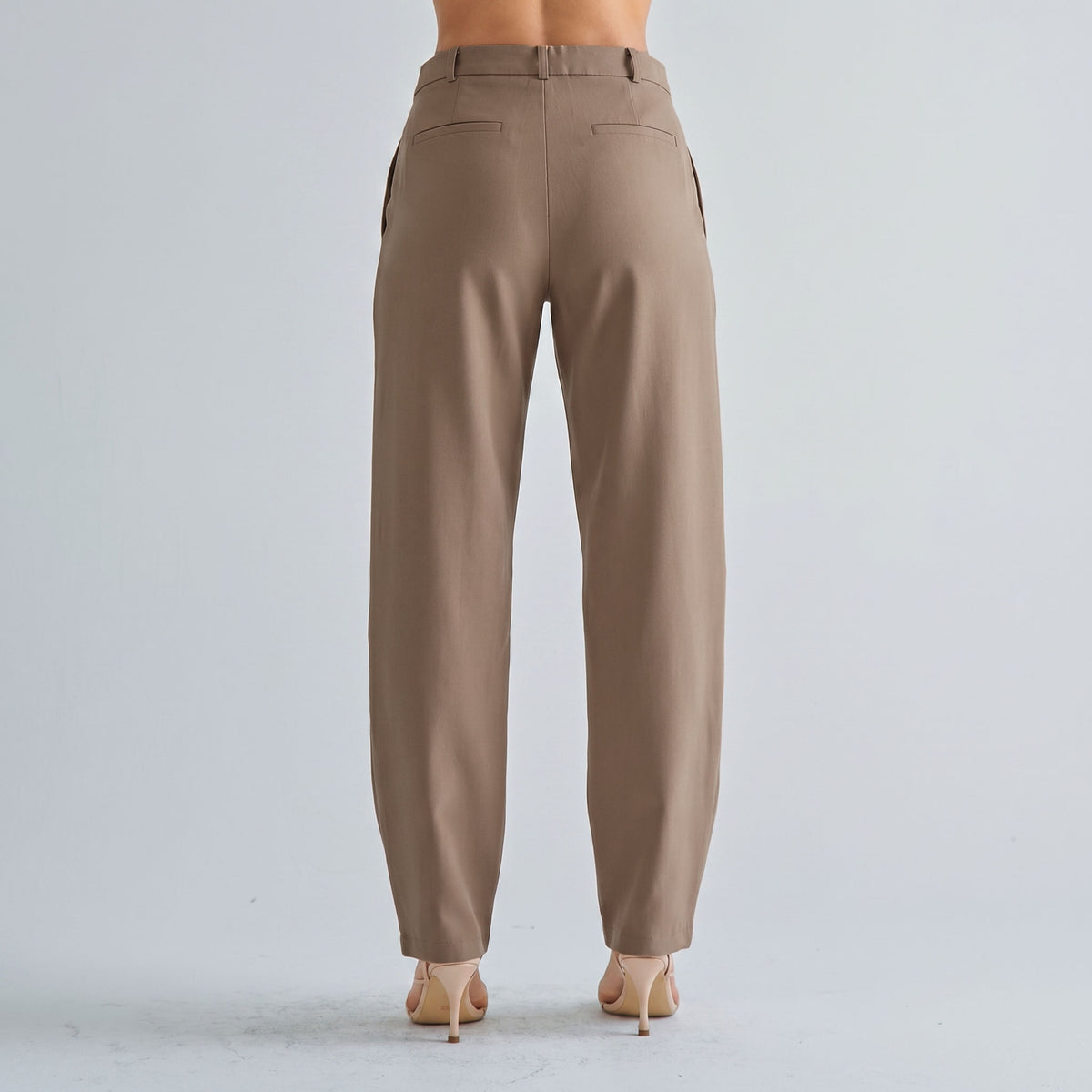 The Manhattan (Mocha) Barrel Pants