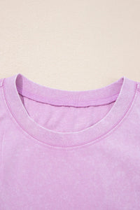 Mineral Wash (Orchid) Sleeveless Top with Chest Pocket
