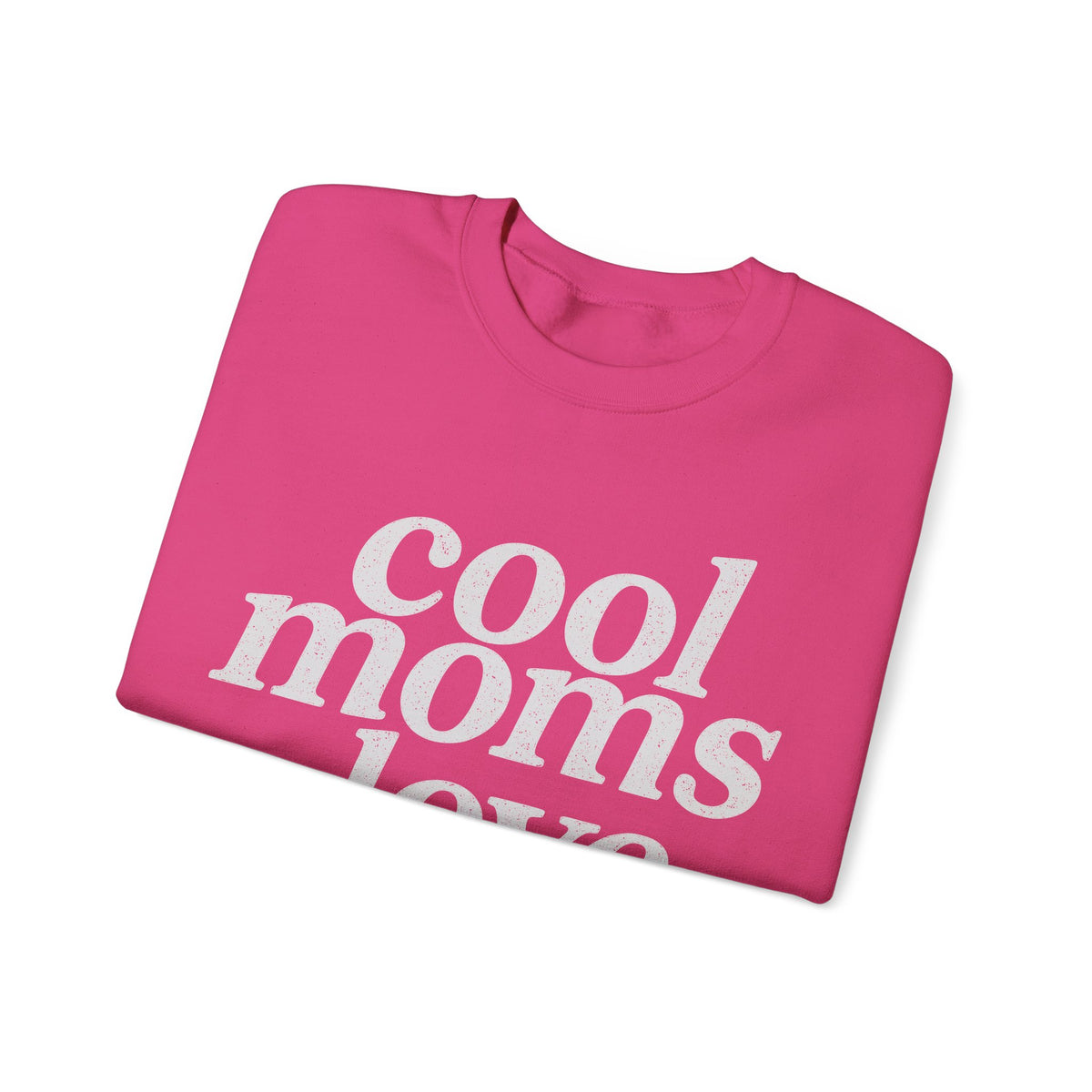 Cool Moms Love Jesus, Vintage – Gildan Heavy Blend | Trendy Women’s Soft Sweatshirt. Direct to Garment. Printed & Shipped in the USA. Unisex Sizes.