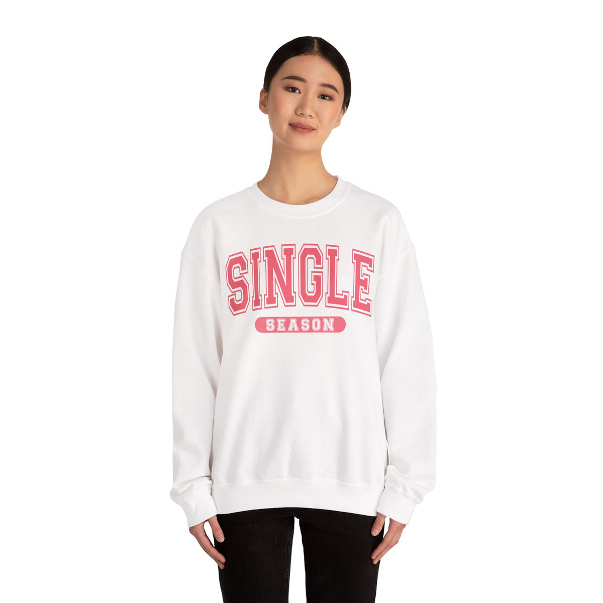 Single Season - Varsity – Gildan Heavy Blend | Trendy Women’s Soft Sweatshirt. Direct to Garment. Printed & Shipped in the USA. Unisex Sizes.