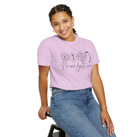 No One Fights Alone, Heroes - Comfort Colors | Trendy Women's and Men's T-Shirt. Direct to Garment. Printed & Shipped in the USA. Unisex Sizes.