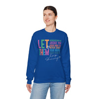 Let Them - Keep Shining – Gildan Heavy Blend | Trendy Women’s Soft Sweatshirt. Direct to Garment. Printed & Shipped in the USA. Unisex Sizes.