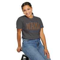 Mama, Faux Knit - Comfort Colors | Trendy Women's T-Shirt. Direct to Garment. Printed & Shipped in the USA. Unisex Sizes.