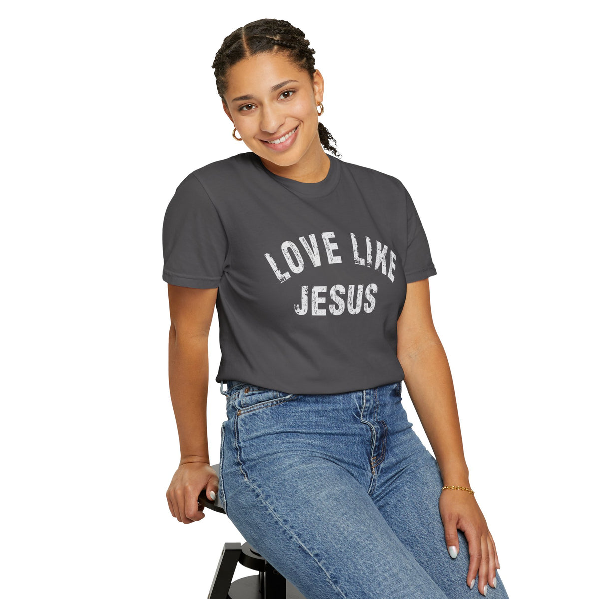 Love Like Jesus - Comfort Colors | Trendy Men's and Women's T-Shirt. Direct to Garment. Printed & Shipped in the USA. Unisex Sizes.