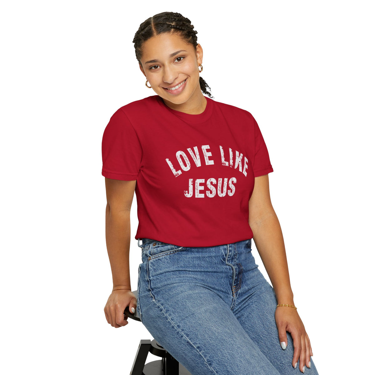 Love Like Jesus - Comfort Colors | Trendy Men's and Women's T-Shirt. Direct to Garment. Printed & Shipped in the USA. Unisex Sizes.