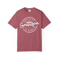 Best Grandpa, Approved by the Grandkids - Comfort Colors | Trendy Men's T-Shirt. Direct to Garment. Printed & Shipped in the USA. Unisex Sizes.