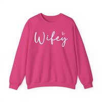 Wifey – Gildan Heavy Blend | Trendy Women’s Soft Sweatshirt. Direct to Garment. Printed & Shipped in the USA. Unisex Sizes.