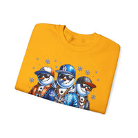 They Not Like Us Snowmen – Gildan Heavy Blend | Trendy Men's and Women’s Soft Sweatshirt. Direct to Garment. Printed & Shipped in the USA. Unisex Sizes.