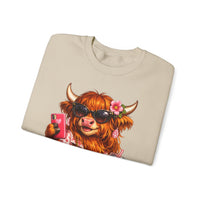 Highland Diva – Gildan Heavy Blend | Trendy Women’s Soft Sweatshirt. Direct to Garment. Printed & Shipped in the USA. Unisex Sizes.