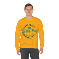 Everybody In The Pub Gettin' Tipsy – Gildan Heavy Blend | Trendy Women’s and Men's Soft Sweatshirt. Direct to Garment. Printed & Shipped in the USA. Unisex Sizes.