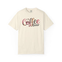 Coffee Lover - Comfort Colors | Trendy Women's T-Shirt. Direct to Garment. Printed & Shipped in the USA. Unisex Sizes.