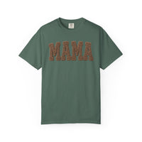 Mama, Faux Knit - Comfort Colors | Trendy Women's T-Shirt. Direct to Garment. Printed & Shipped in the USA. Unisex Sizes.