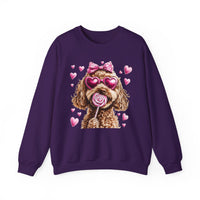 Goldendoodle Love – Gildan Heavy Blend | Trendy Women’s Soft Sweatshirt. Direct to Garment. Printed & Shipped in the USA. Unisex Sizes.