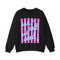 Sun, Salt and Sand – Gildan Heavy Blend | Trendy Women’s Soft Sweatshirt. Direct to Garment. Printed & Shipped in the USA. Unisex Sizes.