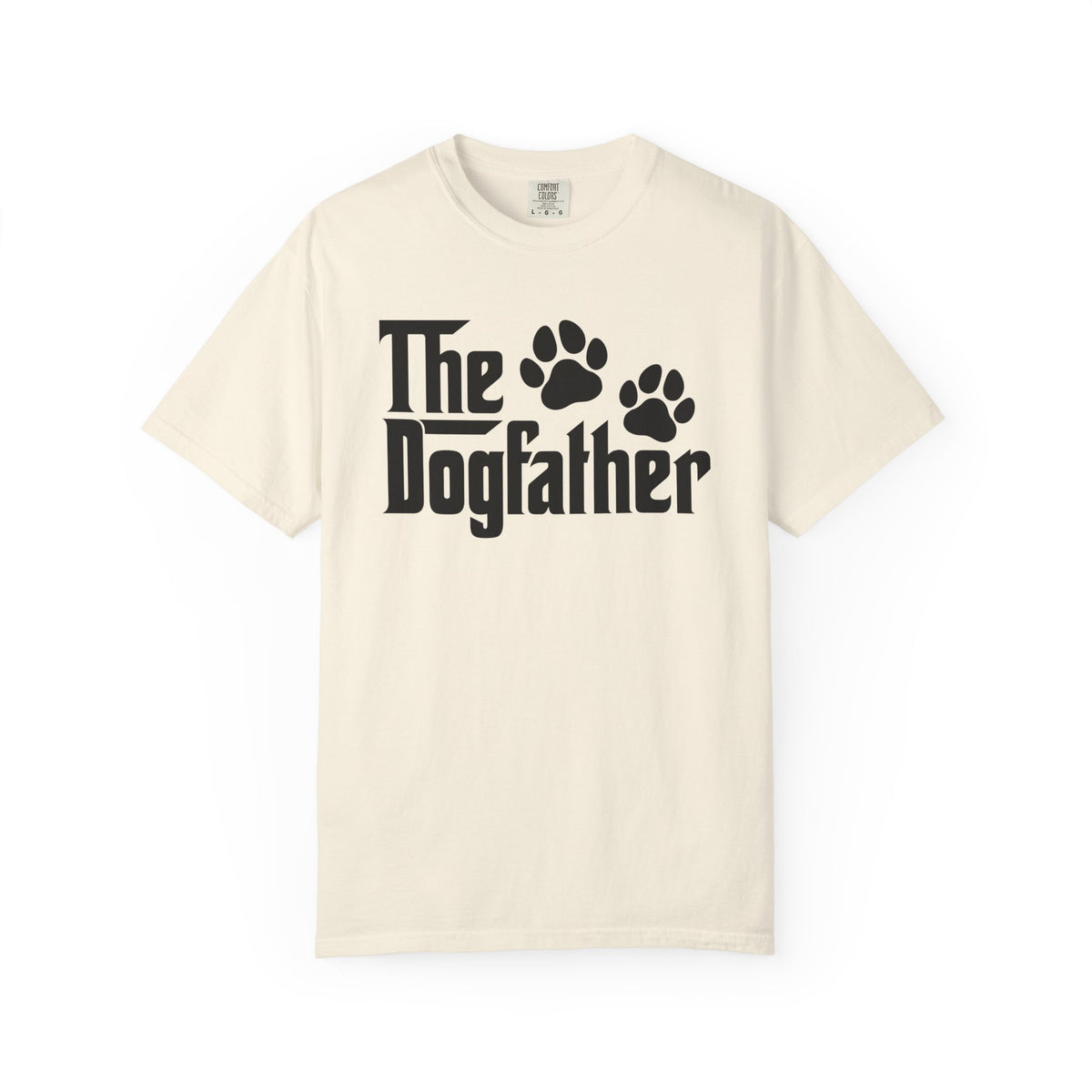 The DogFather - Comfort Colors | Trendy Men's T-Shirt. Direct to Garment. Printed & Shipped in the USA. Unisex Sizes.