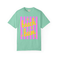 Beach Bum - Comfort Colors | Trendy Men's & Women's T-Shirt. Direct to Garment. Printed & Shipped in the USA. Unisex Sizes.