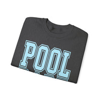 Pool Babe – Gildan Heavy Blend | Trendy Women’s Soft Sweatshirt. Direct to Garment. Printed & Shipped in the USA. Unisex Sizes.