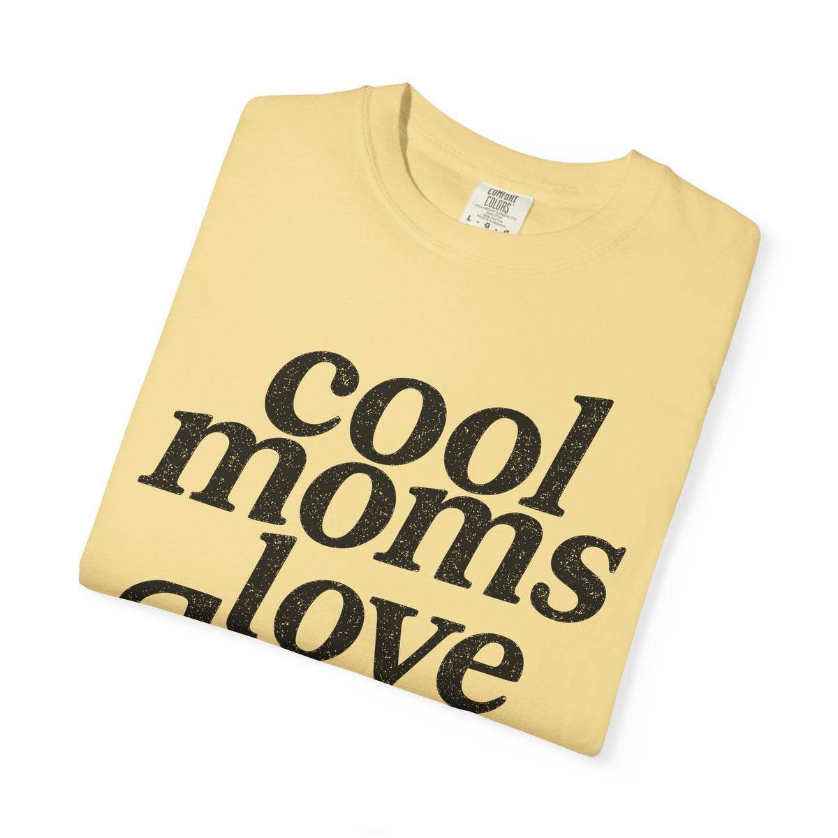 Cool Moms Love Jesus, Vintage - Comfort Colors | Trendy Women's T-Shirt. Direct to Garment. Printed & Shipped in the USA. Unisex Sizes.