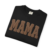 Mama, Faux Knit - Comfort Colors | Trendy Women's T-Shirt. Direct to Garment. Printed & Shipped in the USA. Unisex Sizes.