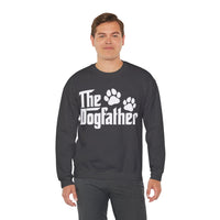 The DogFather – Gildan Heavy Blend | Trendy Men's Soft Sweatshirt. Direct to Garment. Printed & Shipped in the USA. Unisex Sizes.