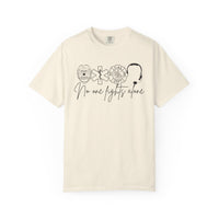 No One Fights Alone, Heroes - Comfort Colors | Trendy Women's and Men's T-Shirt. Direct to Garment. Printed & Shipped in the USA. Unisex Sizes.