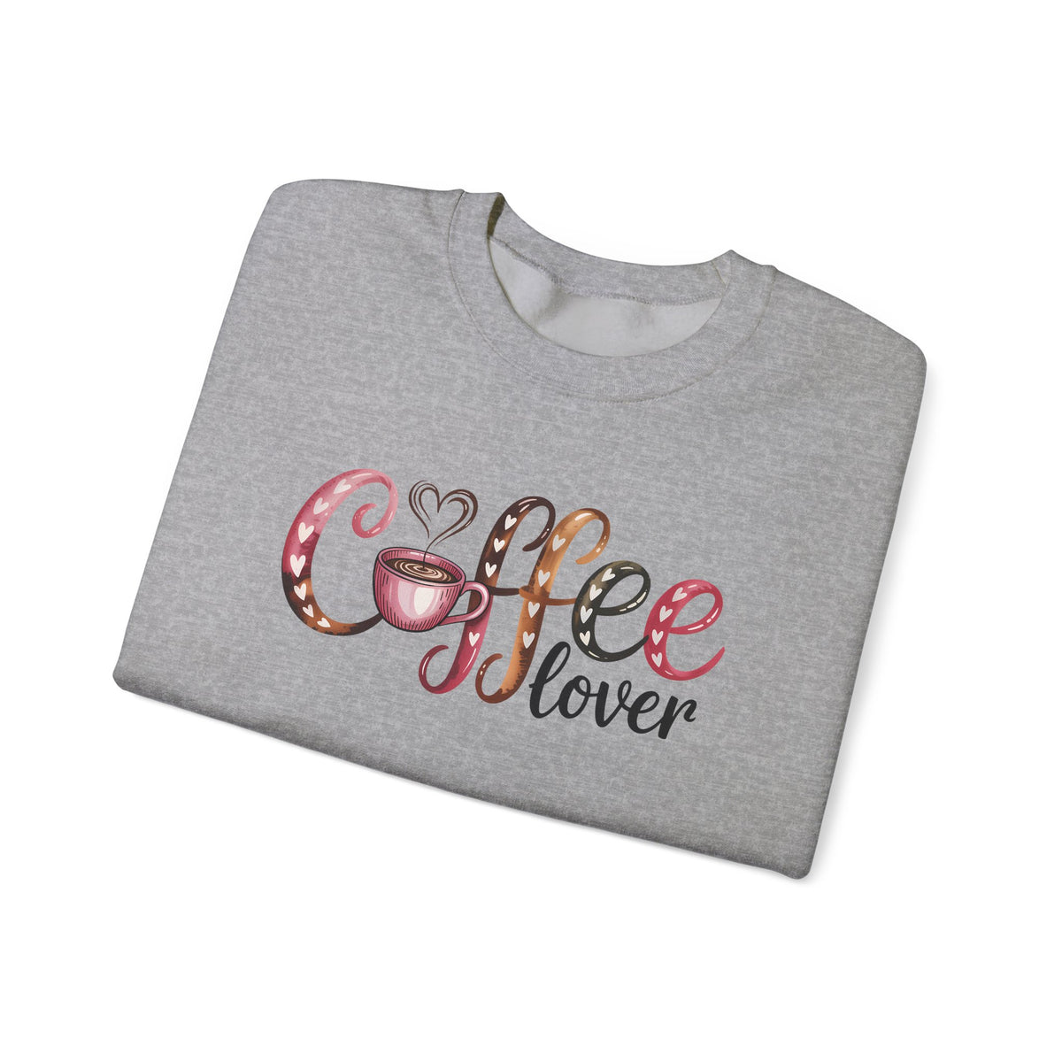 Coffee Lover – Gildan Heavy Blend | Trendy Women’s Soft Sweatshirt. Direct to Garment. Printed & Shipped in the USA. Unisex Sizes.