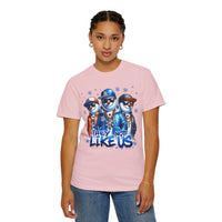 They Not Like Us Snowman - Comfort Colors | Trendy Men's and Women's T-Shirt. Direct to Garment. Printed & Shipped in the USA. Unisex Sizes.