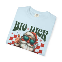 Big Nick Energy - Retro Santa Thumbs Up  - Comfort Colors | Trendy Women's T-Shirt. Direct to Garment. Printed & Shipped in the USA. Unisex Sizes.