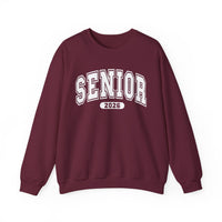 Senior 2026, Varsity – Gildan Heavy Blend | Trendy Women’s and Men's Soft Sweatshirt. Direct to Garment. Printed & Shipped in the USA. Unisex Sizes.