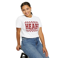Heart Breaker, Red Checkered Distressed - Comfort Colors | Trendy Women's T-Shirt. Direct to Garment. Printed & Shipped in the USA. Unisex Sizes.