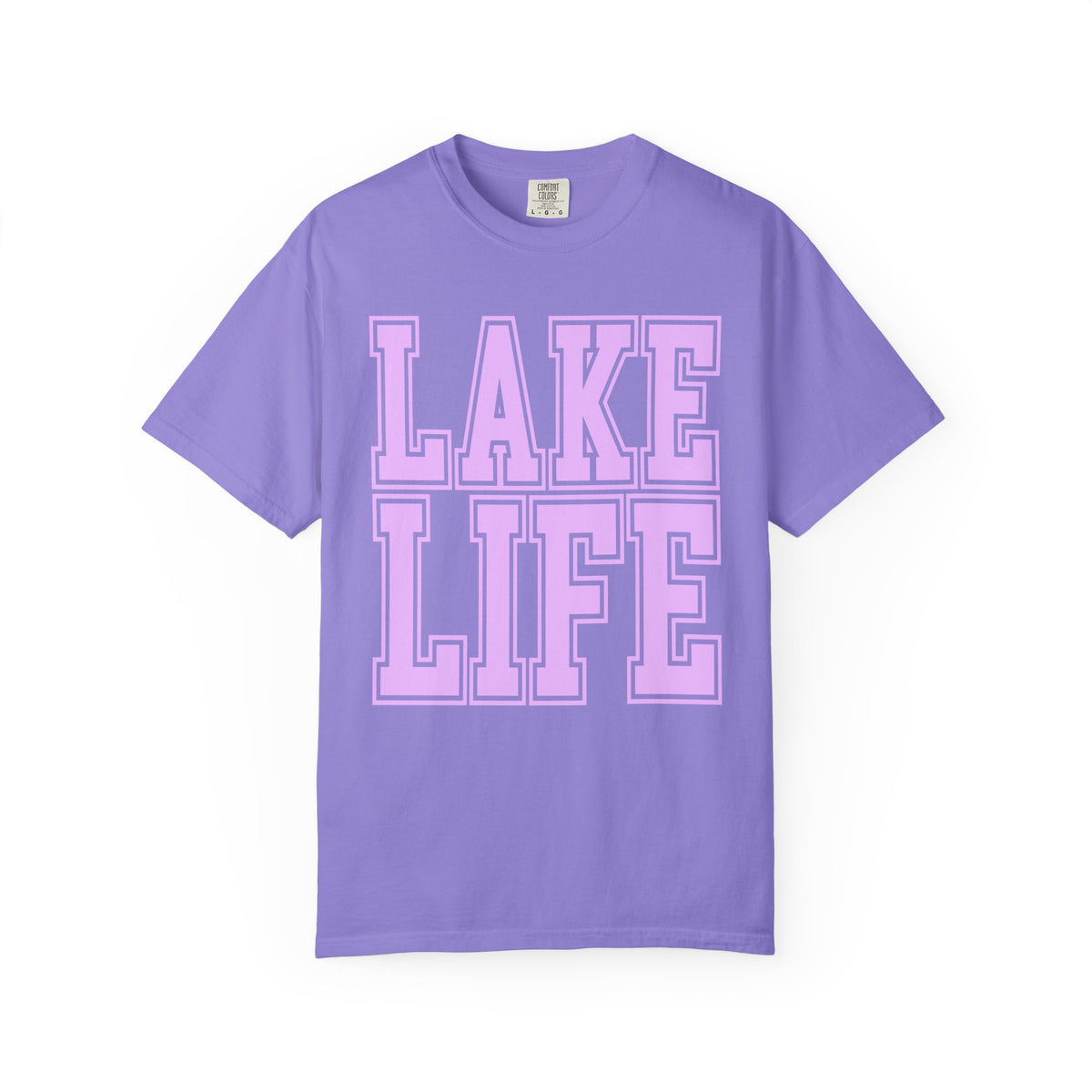 Lake Life - Comfort Colors | Trendy Men's & Women's T-Shirt. Direct to Garment. Printed & Shipped in the USA. Unisex Sizes.