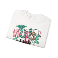 Nurse Life Cute Preppy Healthcare – Gildan Heavy Blend | Trendy Women’s Soft Sweatshirt. Direct to Garment. Printed & Shipped in the USA. Unisex Sizes.