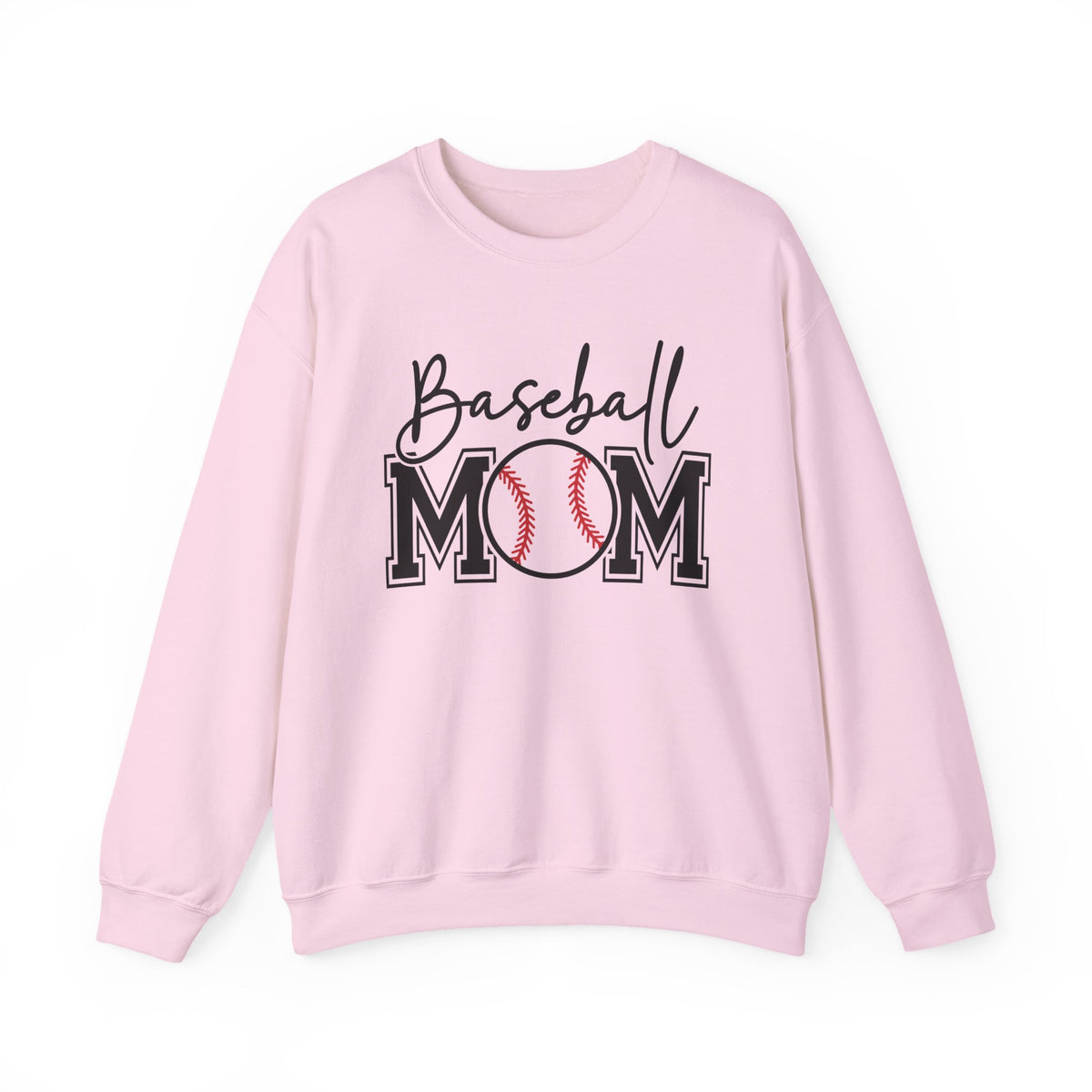 Baseball Mom – Gildan Heavy Blend | Trendy Women’s Soft Sweatshirt. Direct to Garment. Printed & Shipped in the USA. Unisex Sizes.