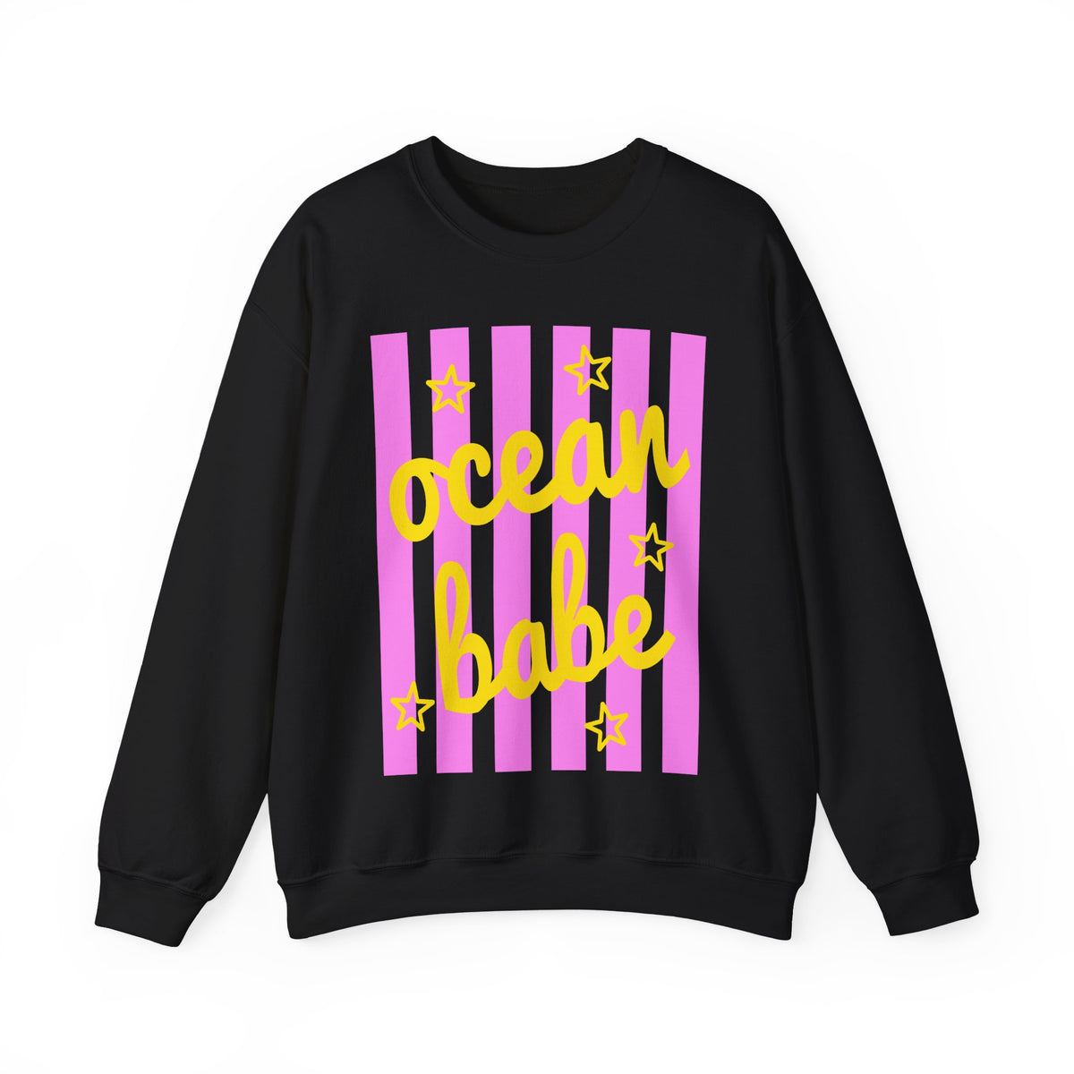 Ocean Babe – Gildan Heavy Blend | Trendy Women’s Soft Sweatshirt. Direct to Garment. Printed & Shipped in the USA. Unisex Sizes.