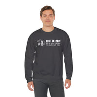 Be Kind. We're Just Trying To Survive Too. Possum. Raccoon. *This Shirt Saves Lives* – Gildan Heavy Blend | Trendy Men's and Women's Soft Sweatshirt. Direct to Garment. Printed & Shipped in the USA. Unisex Sizes.