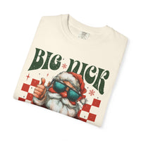 Big Nick Energy - Retro Santa Thumbs Up  - Comfort Colors | Trendy Women's T-Shirt. Direct to Garment. Printed & Shipped in the USA. Unisex Sizes.