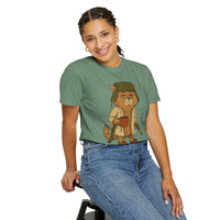 Litter's Full, Funny Cat - Comfort Colors | Trendy Men's and Women's T-Shirt. Direct to Garment. Printed & Shipped in the USA. Unisex Sizes.