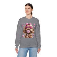 Goldendoodle Love – Gildan Heavy Blend | Trendy Women’s Soft Sweatshirt. Direct to Garment. Printed & Shipped in the USA. Unisex Sizes.