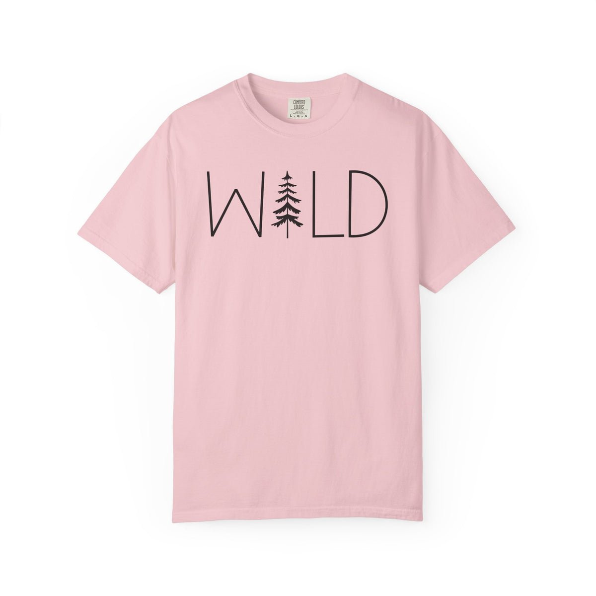 Wild Graphic, Nature, Pine Tree, Adventure - Comfort Colors | Trendy Men's and Women's T-Shirt. Direct to Garment. Printed & Shipped in the USA. Unisex Sizes.
