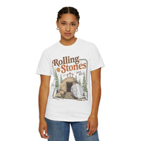 Rolling Stones "Since AD 33" Easter Empty Tomb Christian - Comfort Colors | Trendy Men's and Women's T-Shirt. Direct to Garment. Printed & Shipped in the USA. Unisex Sizes.