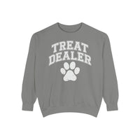 Treat Dealer, Dog Lover - Comfort Colors | Trendy Women's and Men's Sweatshirt. Direct to Garment. Printed & Shipped in the USA. Unisex Sizes.