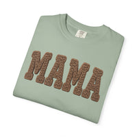 Mama, Faux Knit - Comfort Colors | Trendy Women's T-Shirt. Direct to Garment. Printed & Shipped in the USA. Unisex Sizes.
