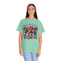 Cute Highland Cows Bingo Squad - Comfort Colors | Trendy Women's T-Shirt. Direct to Garment. Printed & Shipped in the USA. Unisex Sizes.