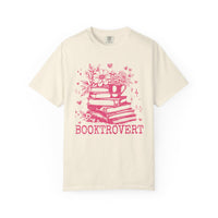 Booktrovert - Comfort Colors | Trendy Women's T-Shirt. Direct to Garment. Printed & Shipped in the USA. Unisex Sizes.