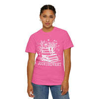 Booktrovert - Comfort Colors | Trendy Women's T-Shirt. Direct to Garment. Printed & Shipped in the USA. Unisex Sizes.