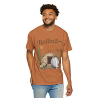 Rolling Stones "Since AD 33" Easter Empty Tomb Christian - Comfort Colors | Trendy Men's and Women's T-Shirt. Direct to Garment. Printed & Shipped in the USA. Unisex Sizes.