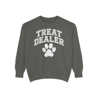 Treat Dealer, Dog Lover - Comfort Colors | Trendy Women's and Men's Sweatshirt. Direct to Garment. Printed & Shipped in the USA. Unisex Sizes.