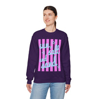 Sun, Salt and Sand – Gildan Heavy Blend | Trendy Women’s Soft Sweatshirt. Direct to Garment. Printed & Shipped in the USA. Unisex Sizes.
