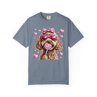 Goldendoodle Love - Comfort Colors | Trendy Women's T-Shirt. Direct to Garment. Printed & Shipped in the USA. Unisex Sizes.