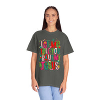 Let Me Tell You About My Jesus - Christmas Faith - Comfort Colors | Trendy Women's T-Shirt. Direct to Garment. Printed & Shipped in the USA. Unisex Sizes.